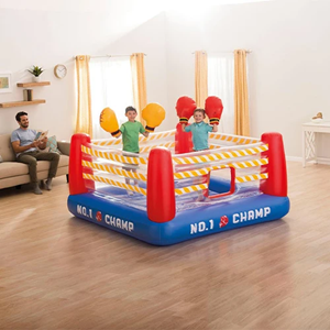 جامپینگ بادی طرح رینگ بوکس اینتکس با دستکش Inflatable jumping box design box Intex_اسباب بازی ورزشی